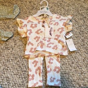 Jessica Simpson 3/6 Month 2 piece outfit